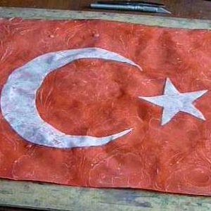 ebru sanatında türk bayrağı yapım teknikleri, eda özbekkangay-hobiderya