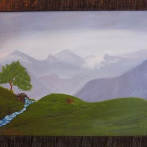Dağlar ve Orman tablosu-Hüsamettin Piraz